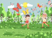 給你一份b超檢查的時間表，沒到預(yù)產(chǎn)期有5個原因