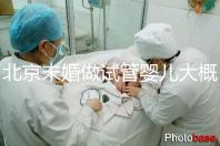 北京未婚做試管嬰兒大概多少錢？