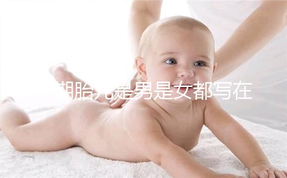 孕期胎兒是男是女都寫在B超單上,或真能一眼看出來