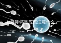 女性剛懷孕應(yīng)該注意什么？