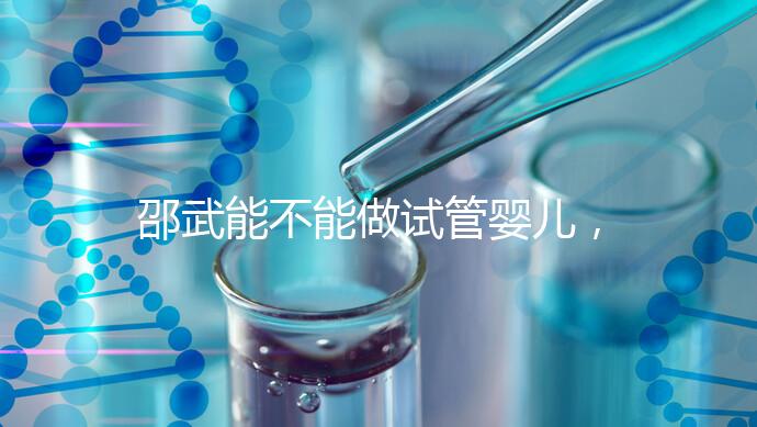 邵武能不能做試管嬰兒，做一次成功率有多高？