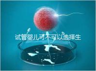 試管嬰兒可不可以選擇生男生女（試管嬰兒可不可以選擇生男生女嗎）