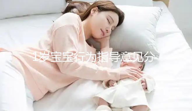 1歲寶寶行為指導(dǎo)意見分享,訓(xùn)練后能力評測81分不成問題